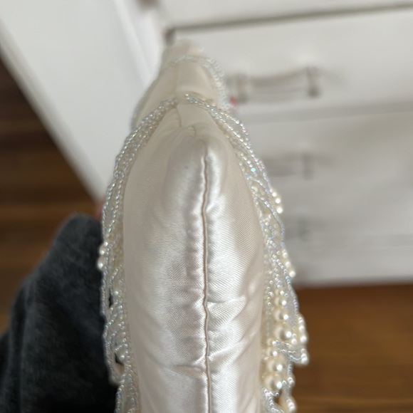 Satin Beaded Evening Bag Purse-EUC - Picture 7 of 7